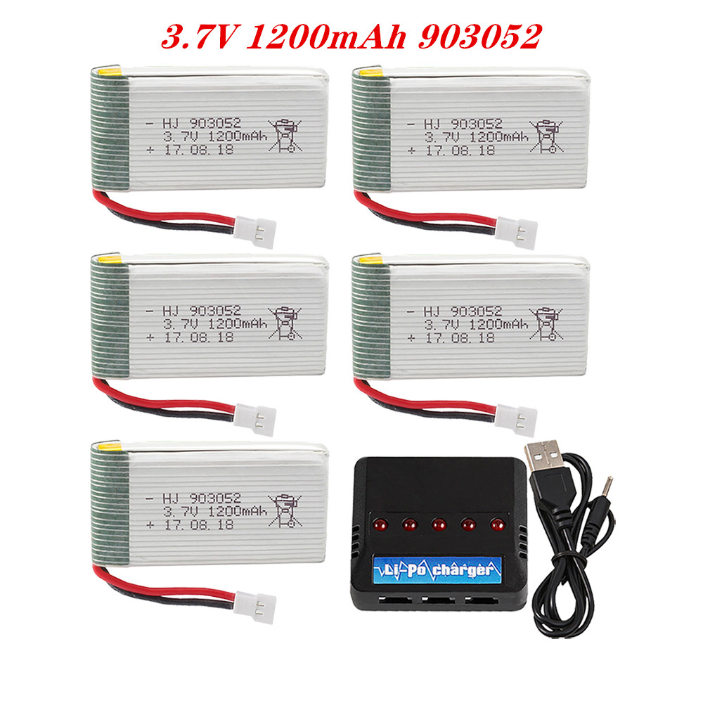 Drone Charger - 3.7V 1200mah903052 Zestaw ładowarki Lipo ze