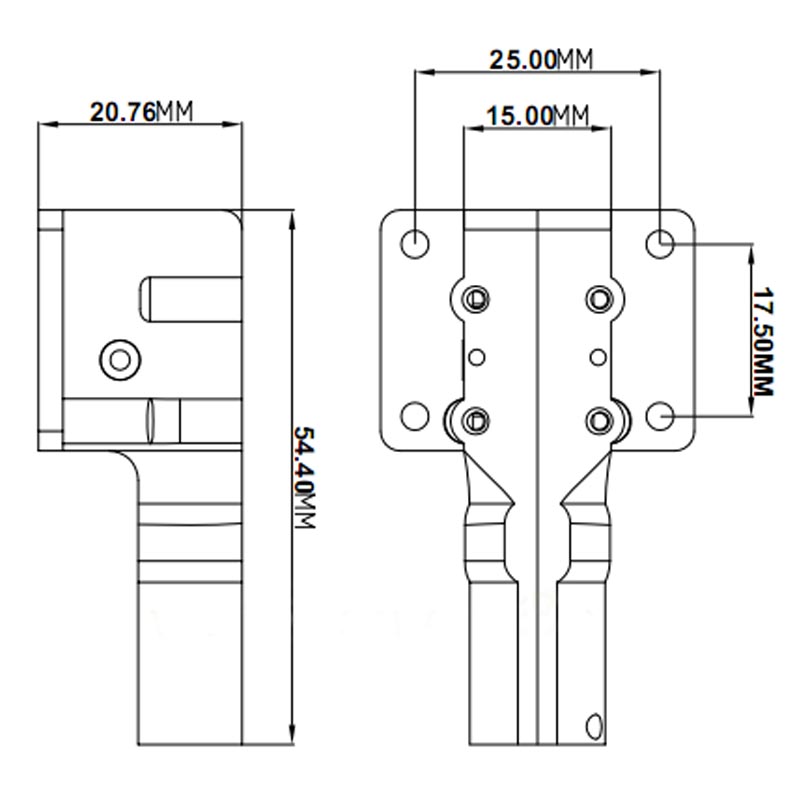 Drone Landing Gear - 2 SZT. 25g Mini Metalowe Serwo
