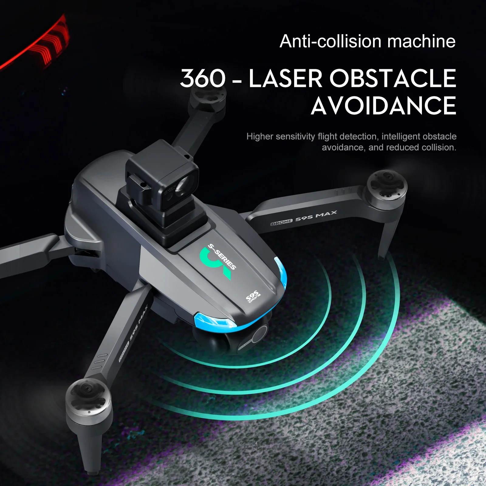 NOWOŚĆ S9S MAX MINI Drone 4K 2 – Drone Gimbal recenzja i cena
