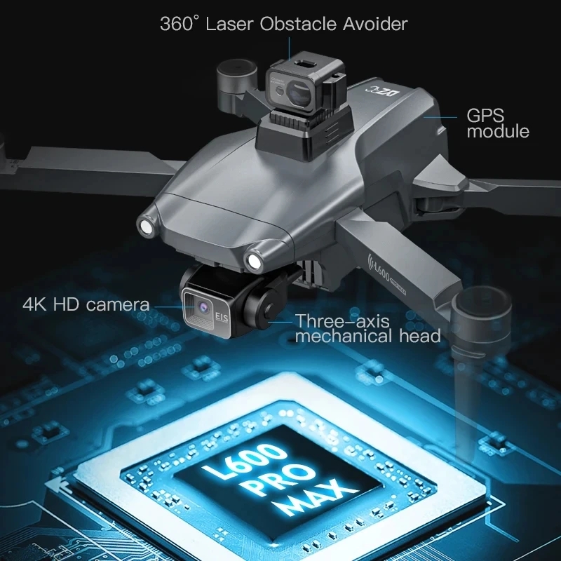 L600 PRO MAX GPS Drone Profesj – Drone Gimbal recenzja i cena