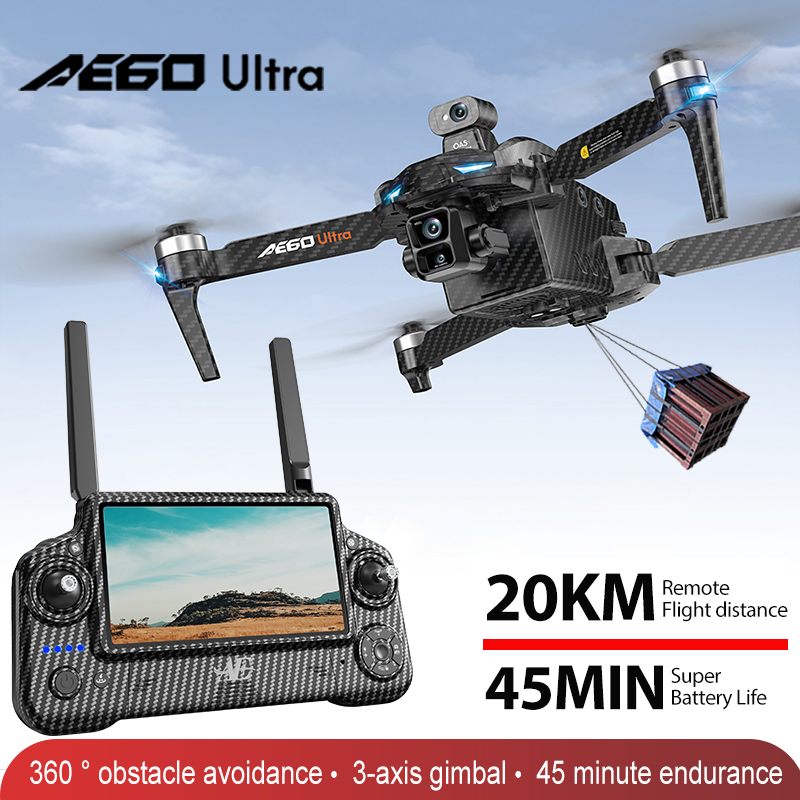 Profesjonalny dron AE60 GPS z  – Drone Gimbal recenzja i cena
